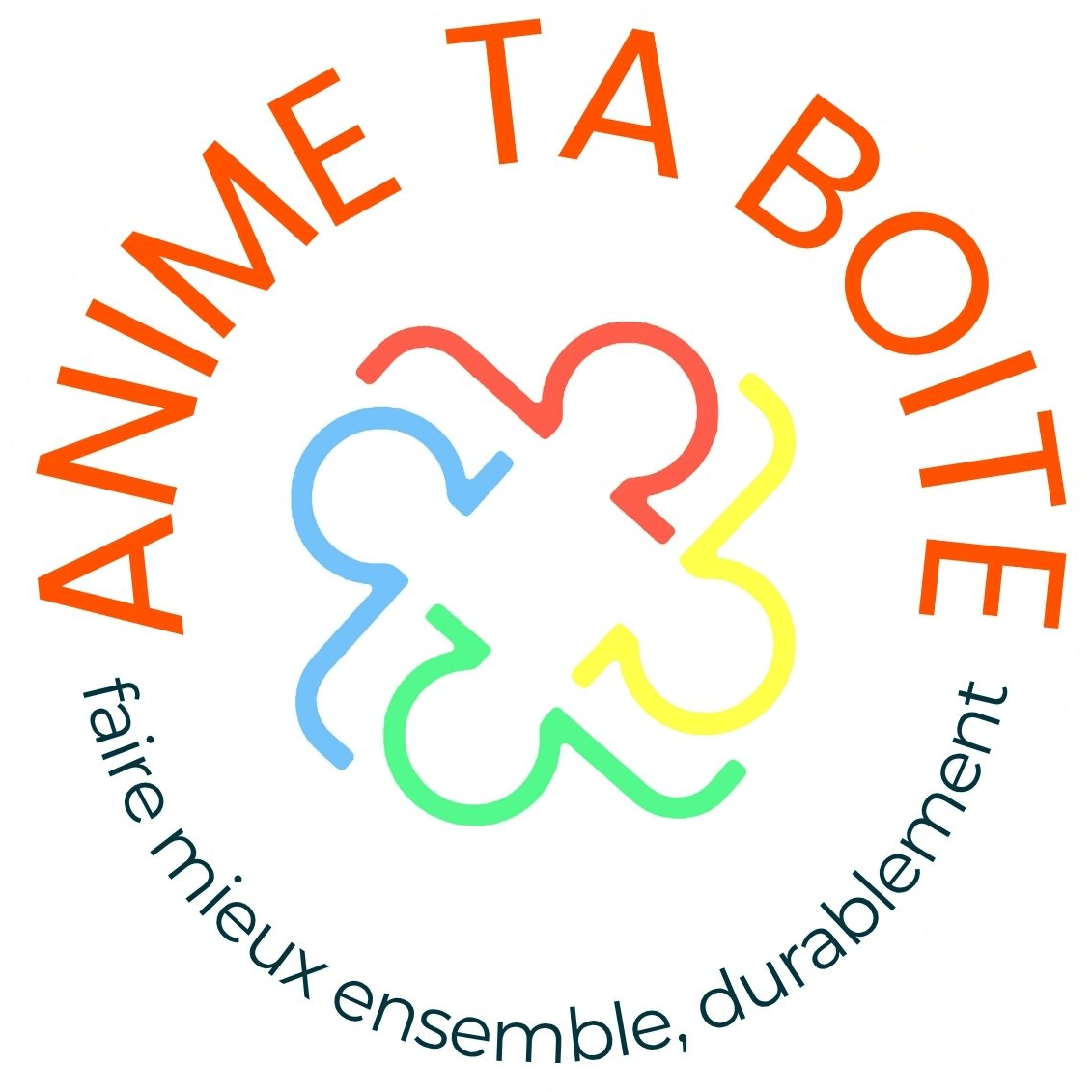 Logo anime ta boite solutions pour la cohésion humaine faire mieux ensemble durablement